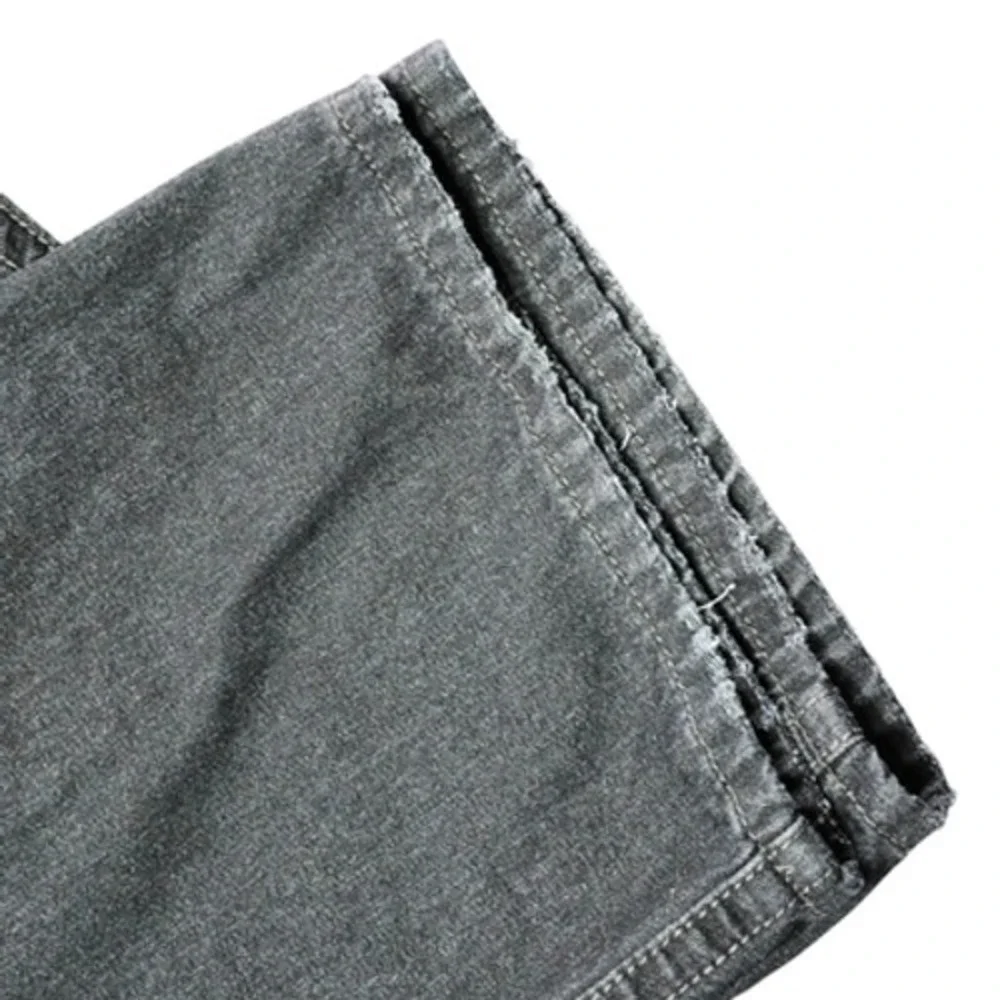 Xtreme Couture Men's W46xL32‎ Relaxed Fit Jeans Dark Gray Distressed Embroidered